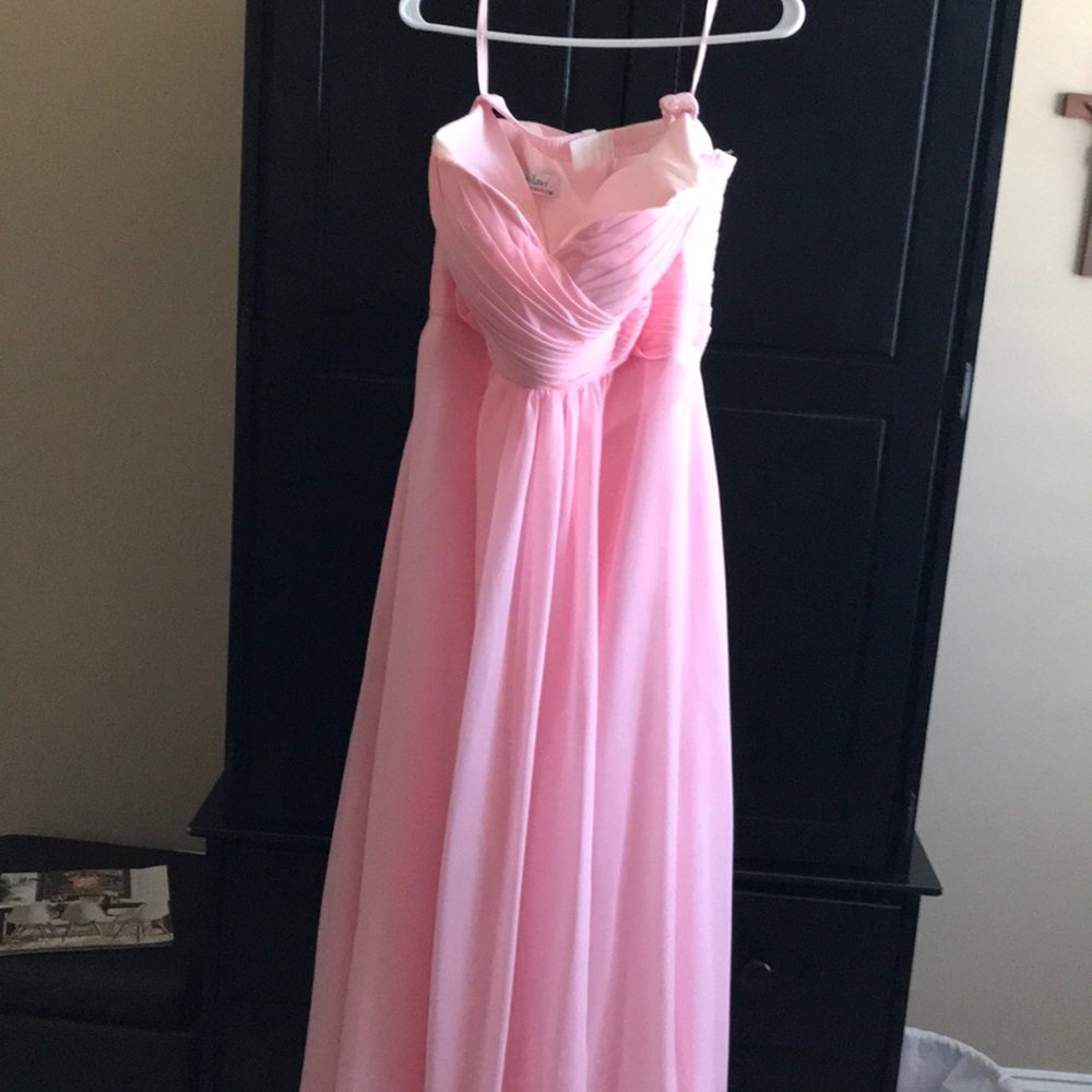 Light pink size 6 bridesmaid dress